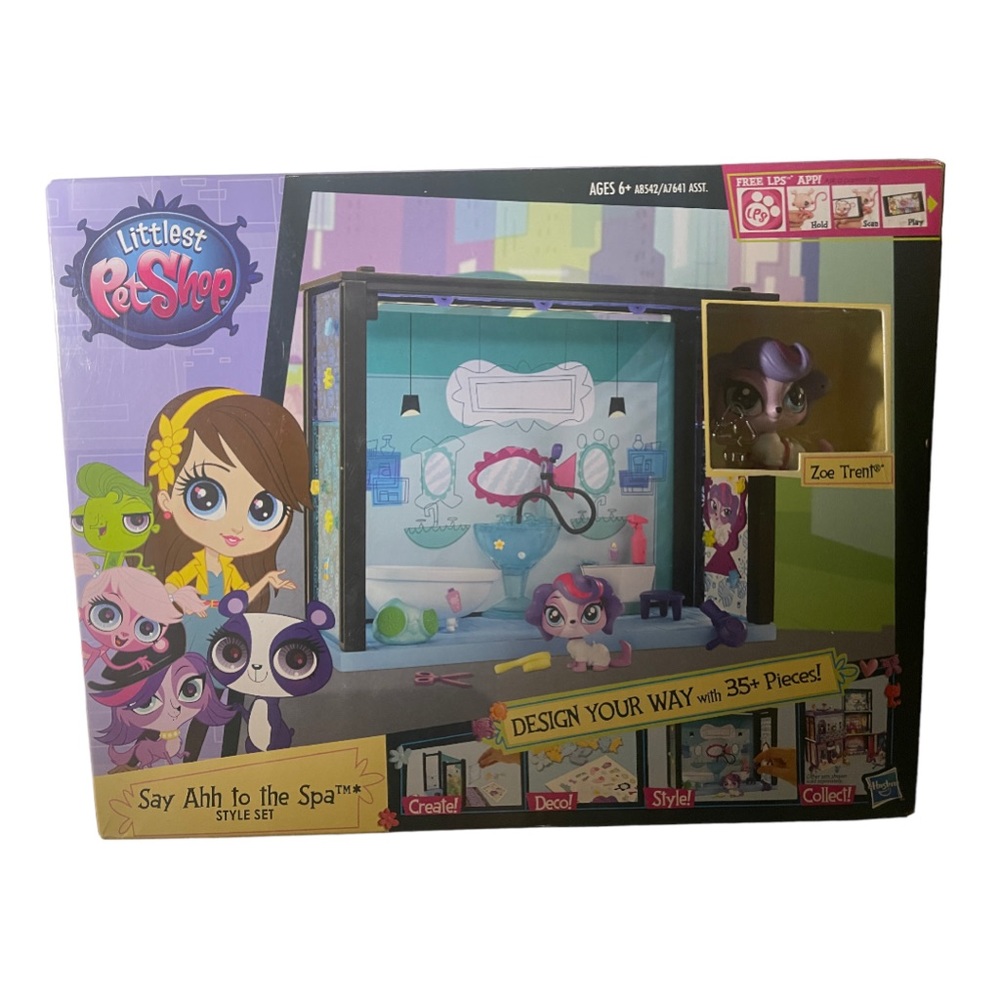 Littlest Pet Shop playset 35 pieces Say
Ahh to the spa style set